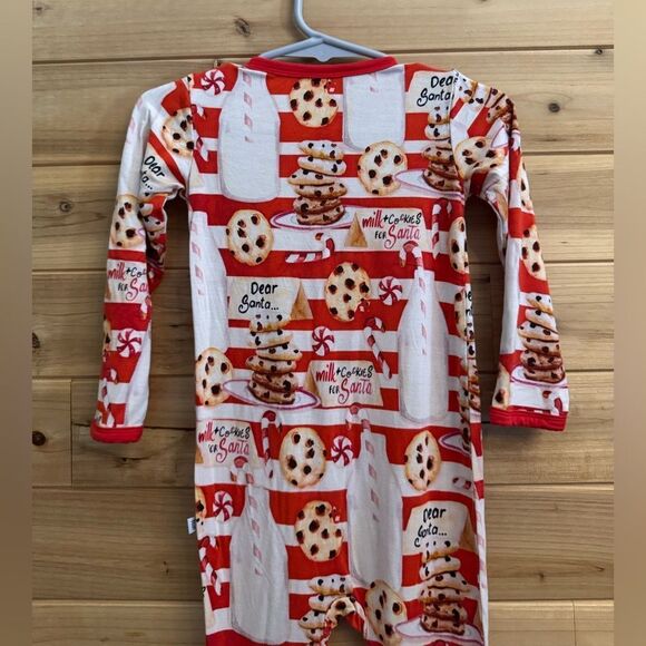 Birdie Bean Size 12-18 Months Bamboo Christmas Noel Long Sleeve Zippy Sleeper - Picture 4 of 9